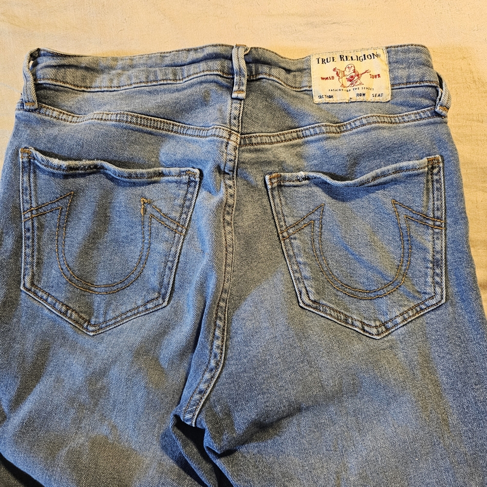 True Religion Women's Light Blue Boot Cut Jeans